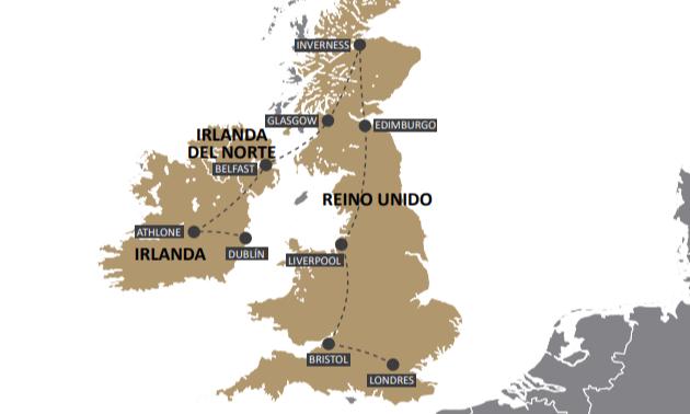 IRLANDA, ESCOCIA, GALES E INGLATERRA
